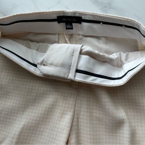 Ann Taylor Houndstooth High Waist Ankle Pant - Picture 2 of 2